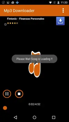 MP3 Songs Downloader Fast android App screenshot 1